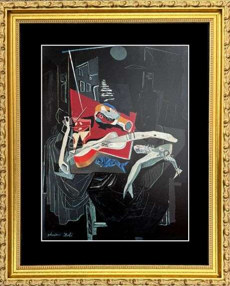 Salvador Dali, Still Life by Moonlight