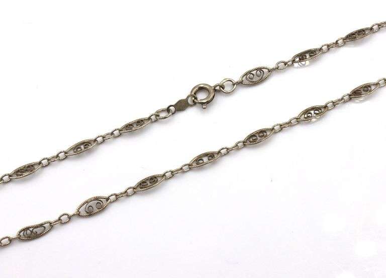 Group lot of 8 Vintage 925 sterling silver chains