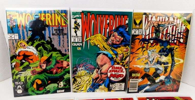 6 Wolverine Marvel Comic Books