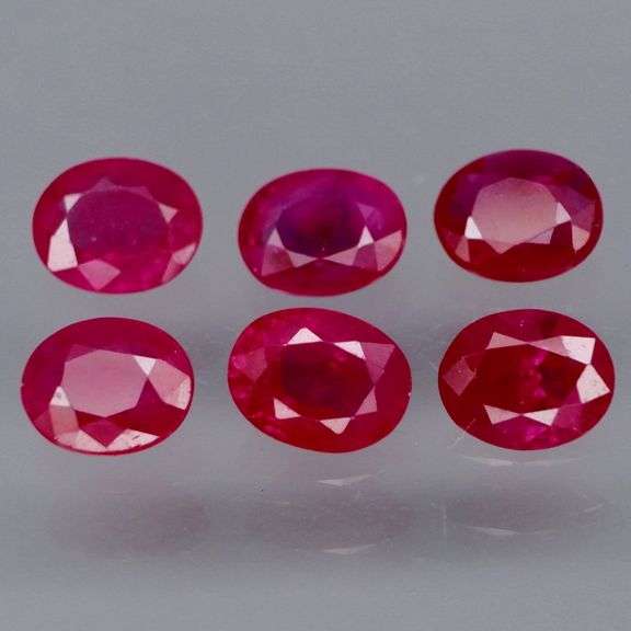 Top blood red! Translucent! 2.58ct Burmese Ruby set!!!