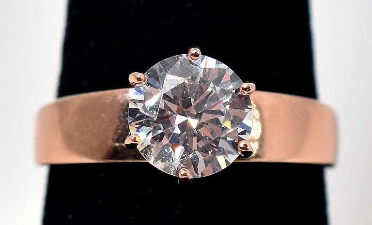 CZ Gemstone Ring in Sterling Silver