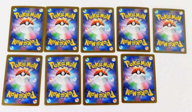 9 Pokémon Japanese Halogram Cards