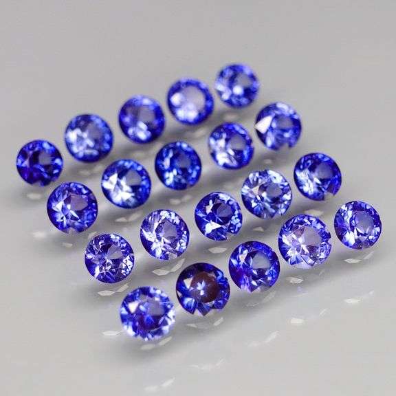 Top cobalt blue! 2.02ct set of Ceylon Sapphires!