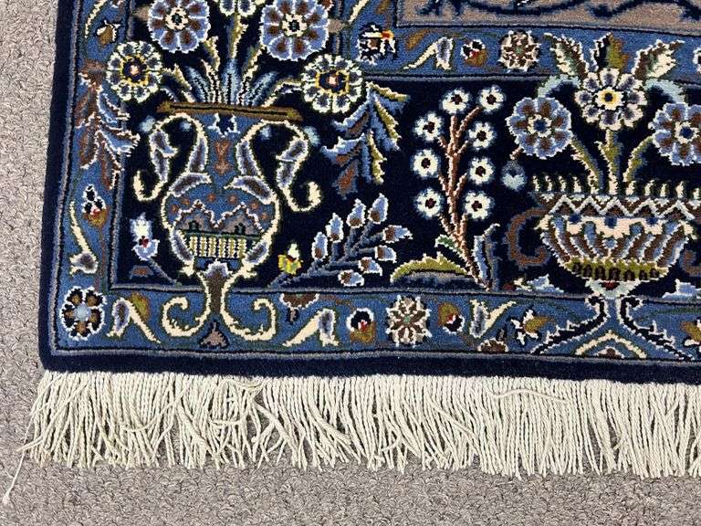 Hand Woven Persian Kashan 4.8x7.0