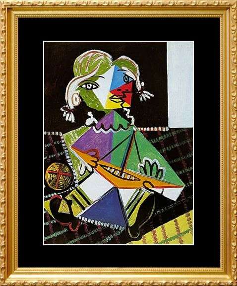 Collectible Pablo Picasso, Maya with a Boat