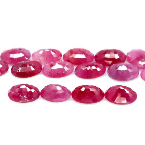 Rare heated only 13.15ct Ruby set from Madagascar
