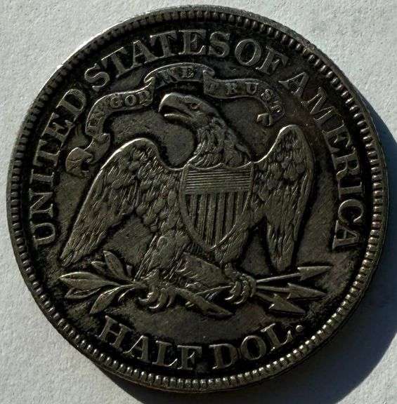 Circulated 1877 Seated Half