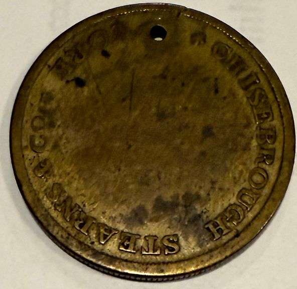 Mis Spelled Chisebrough Stearns 1850 s Token