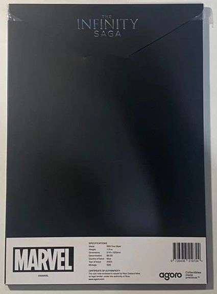2025 .999 Silver Captain America Civil War Poster