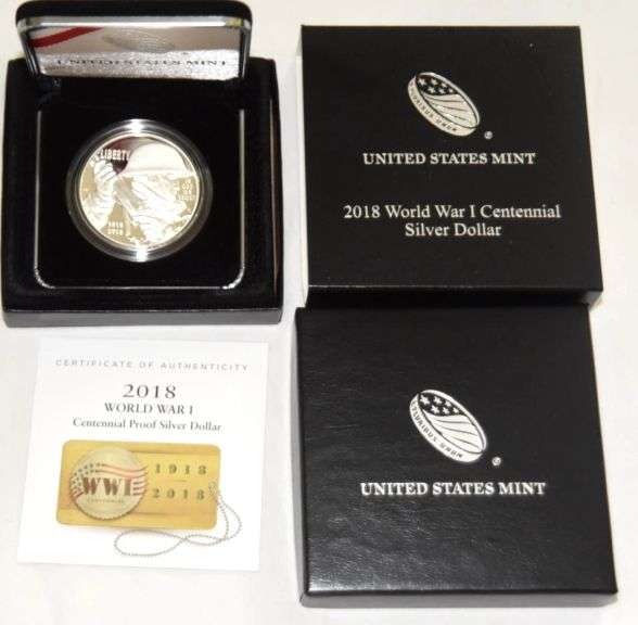 2018 World War I Centennial Silver Dollar