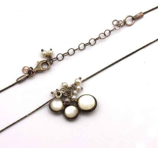 Group lot of 7 Vintage 925 sterling silver necklaces