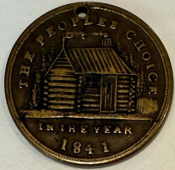 William Henry Harrison Copper 1841 Campaign Token