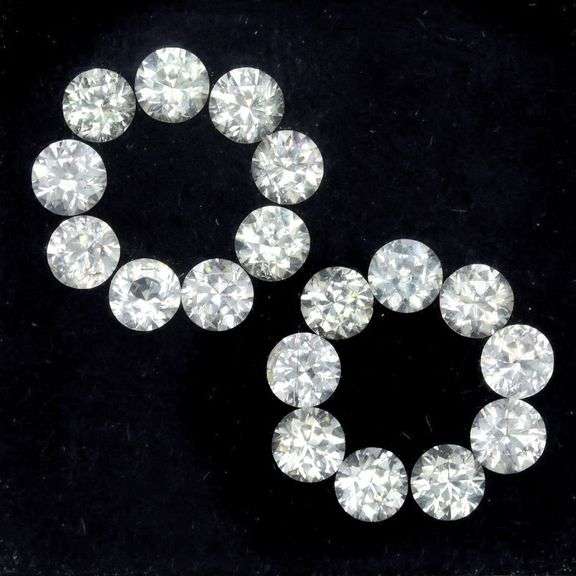 Brilliant! 1.95ct diamond cut diamond white Sapphire set