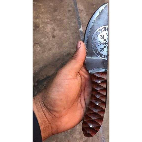 Pair of Viking Knives with Camel Bone Handle