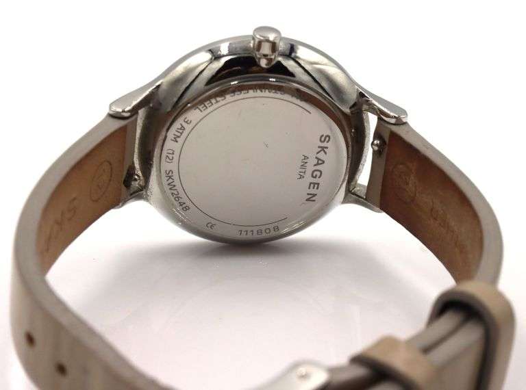 Skagen Anita white dial quartz watch