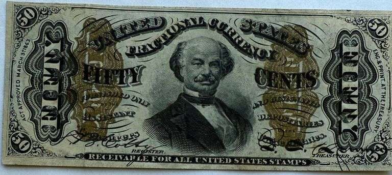US 50 Cent Third Series Fractional Note
