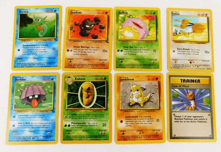 8 - 1999 Pokémon Trade Cards