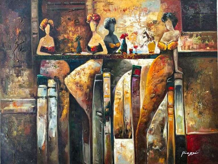 ONE OF A KIND UNIQUE  PAINTING ON CANVAS
