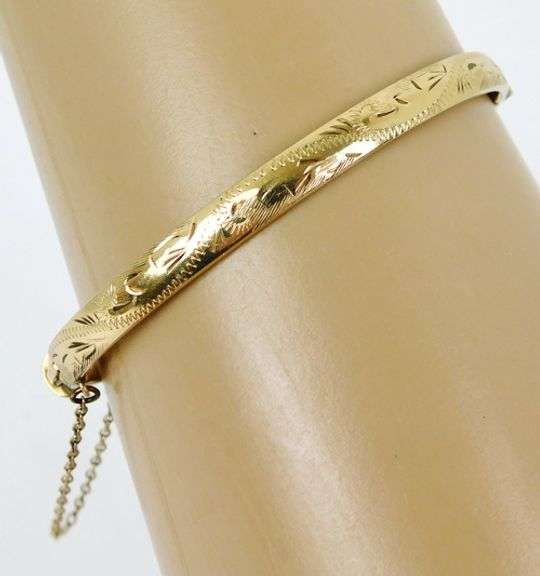 Vintage 9CT Rolled Gold Bangle Bracelet
