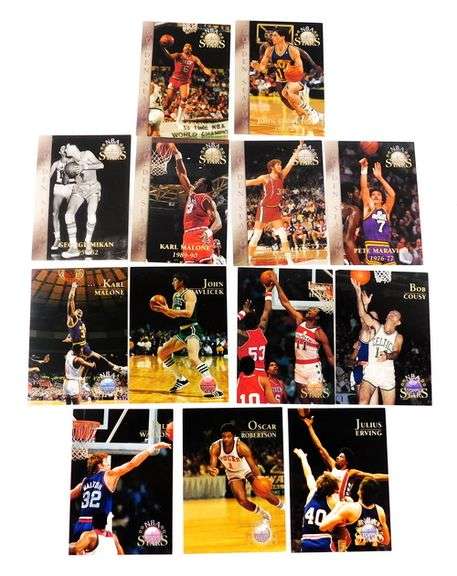 13 NBA 1996 Basketball Stars