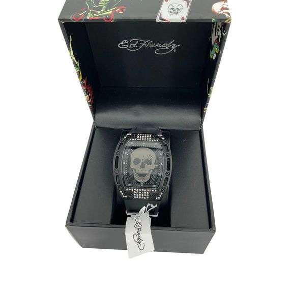 NEW ED HARDY SKULL WATCH