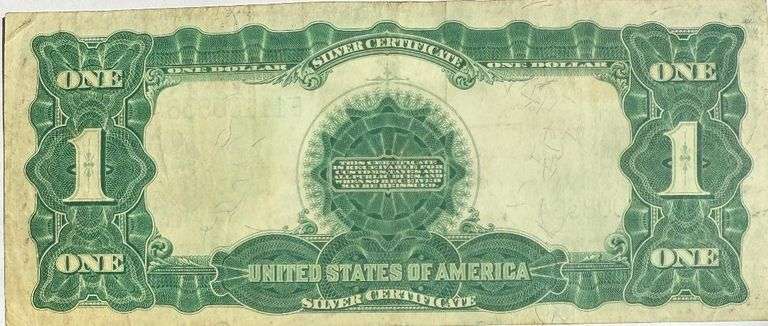 Clean Black Eagle Series 1899 Silver Certificate.