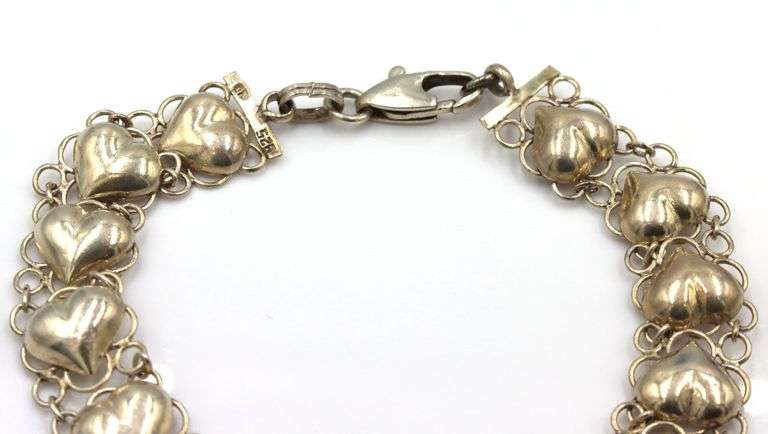Group lot of 3 Vintage 925 sterling silver bracelets