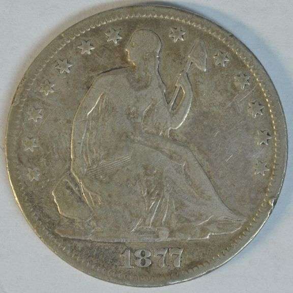 1877 Seated Liberty Half Dollar