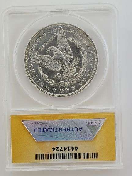 1892 O Morgan Silver Dollar, ANACS MS61