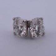 I.G.I CERTIFIED  3.00 CARATS LAB GROWN DIAMOND STUDS. 14K WHITE GOLD