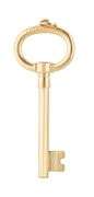 Tiffany & Co. Polished Large Oval Key Pendant in 18K