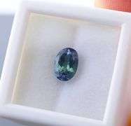 Rich 1ct blue green Tanzanite -and it's UNTREATED!!!