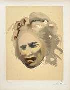 Highly Collectible Salvador Dali Hand-Signed Lithograph from 'Aliyah' suite, 1974