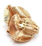 Tiffany & Co Vintage ribbon earrings in 14kt Yellow gold