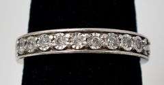 Diamond Band Ring in Sterling Silver