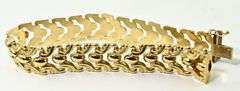 Popular 14K Italian-Made Stampato Bracelet                                                          