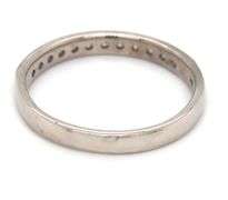 14kt White gold .50ctw channel set diamond band
