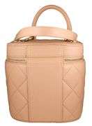 Chanel Trendy CC Beige Lambskin Quilted Vanity Case Bag