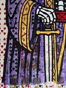 The King is Dead”  original painting by Chad Fandel is a commanding pop art  piece that fuses histor