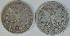Scarce 1878-CC and 1890-CC Morgan Silver Dollars