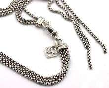David Yurman pave diamond Lariat necklace