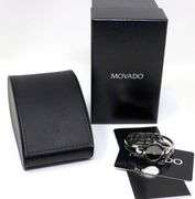 Movado Amarosa black dial bangle watch