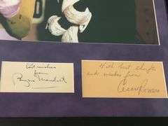 Batman TV Show Cast Autographed Custom Cut Photo Display