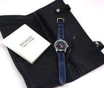 Bremont Jaguar MKlll Automatic 43mm Black Dial On Blue Leather Strap watch