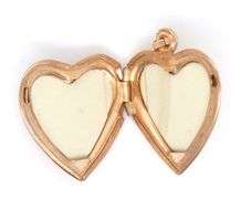 10kt Yellow gold locket pendant
