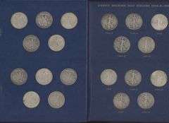 Very Nice 20-pc Walking Liberty Half Dollar Short Set in album