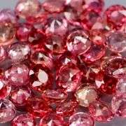 Very unique untreated 3.28ct Imperial red Sapphire set!!!