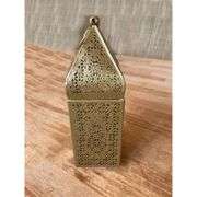 Pack of 6 Moroccan Gold Lanterns