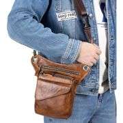 Genuine Leather Drop Leg Bag