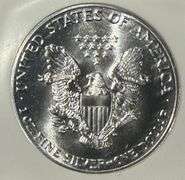 Frosty 1987 NGC MS 69 Silver Eagle.